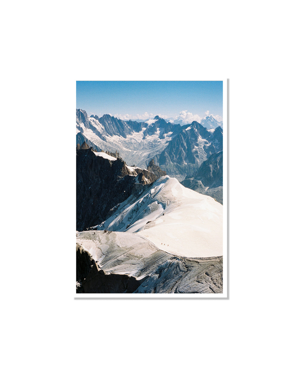 Ascending Mont Blanc